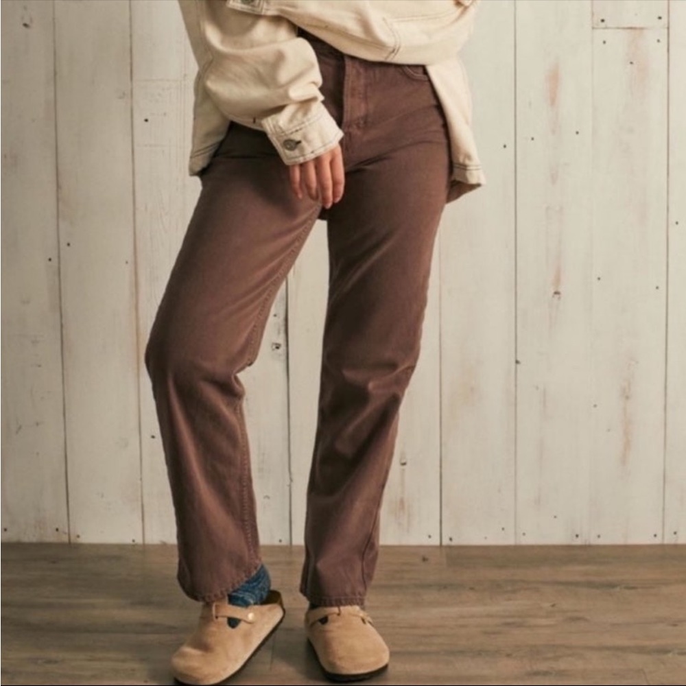 Urban Outfitters BDG Chocolate Authentic Straight Leg Jean Size 25